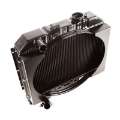 Picture of Omix Radiator w- Fan Shroud 2 Row- 41-52 Willys Models