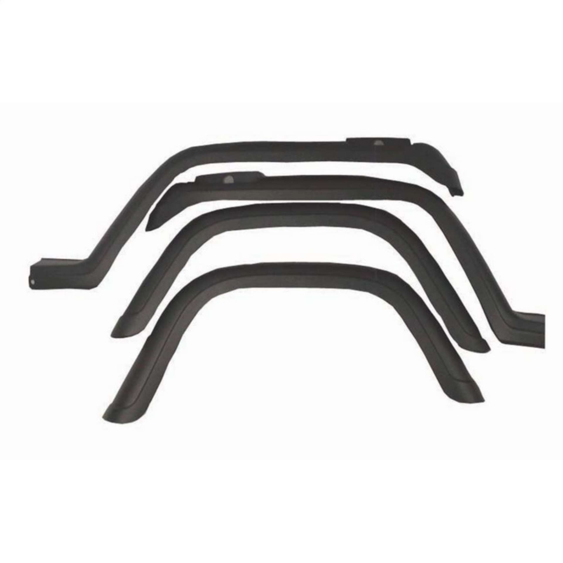 Picture of Omix 4-Piece Fender Flare Kit- 87-95 Jeep Wrangler YJ