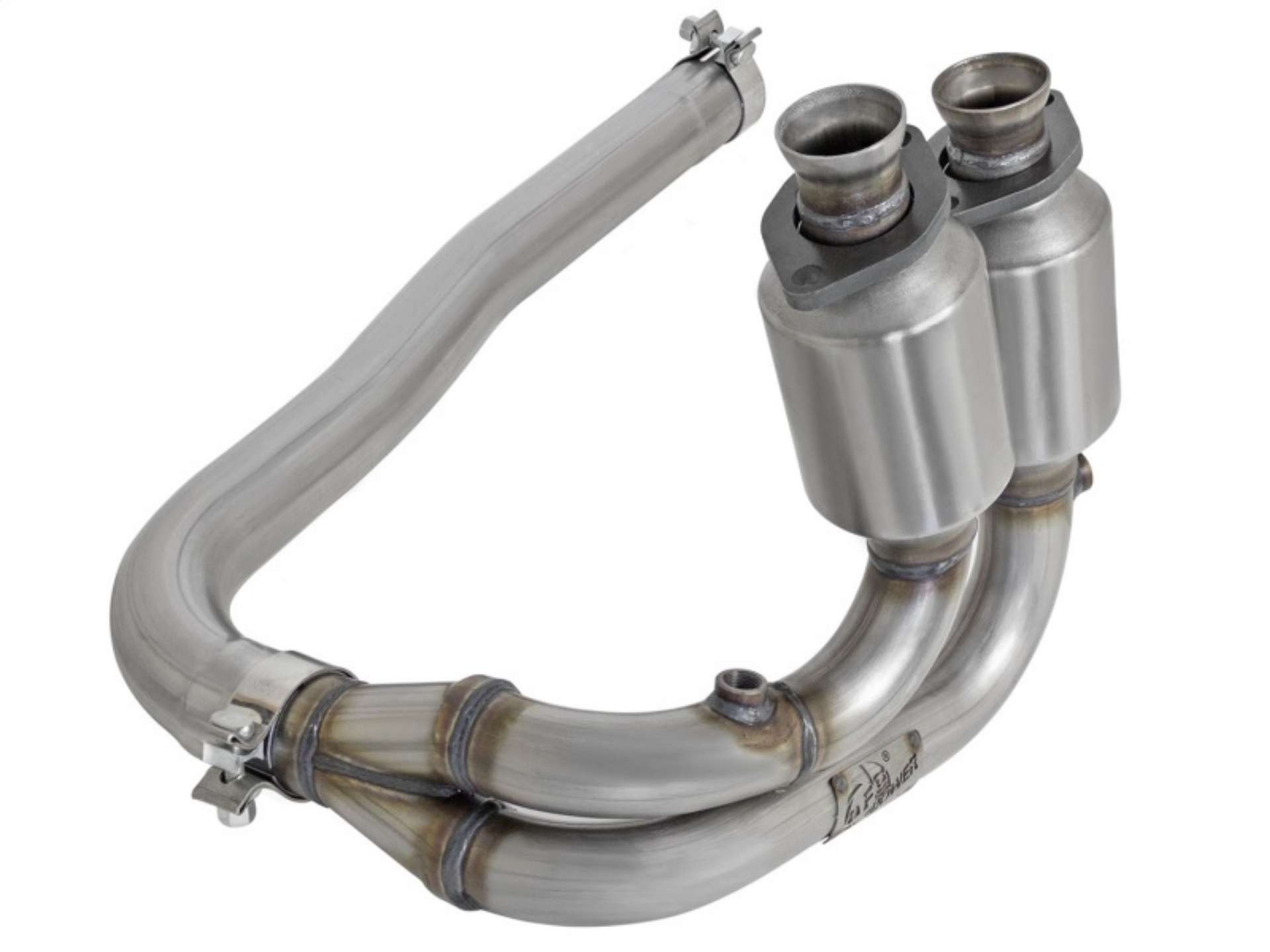Picture of aFe Power Direct Fit Catalytic Converter Replacements Front 04-06 Jeep Wrangler TJ-LJ I6-4-0L