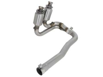 Picture of aFe Power Direct Fit Catalytic Converter Replacements Front 04-06 Jeep Wrangler TJ-LJ I6-4-0L