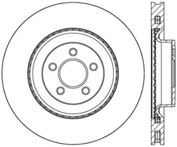 Picture of StopTech 2015 Ford Mustang GT w- Brembo Brakes Left Front Slotted Brake Rotor