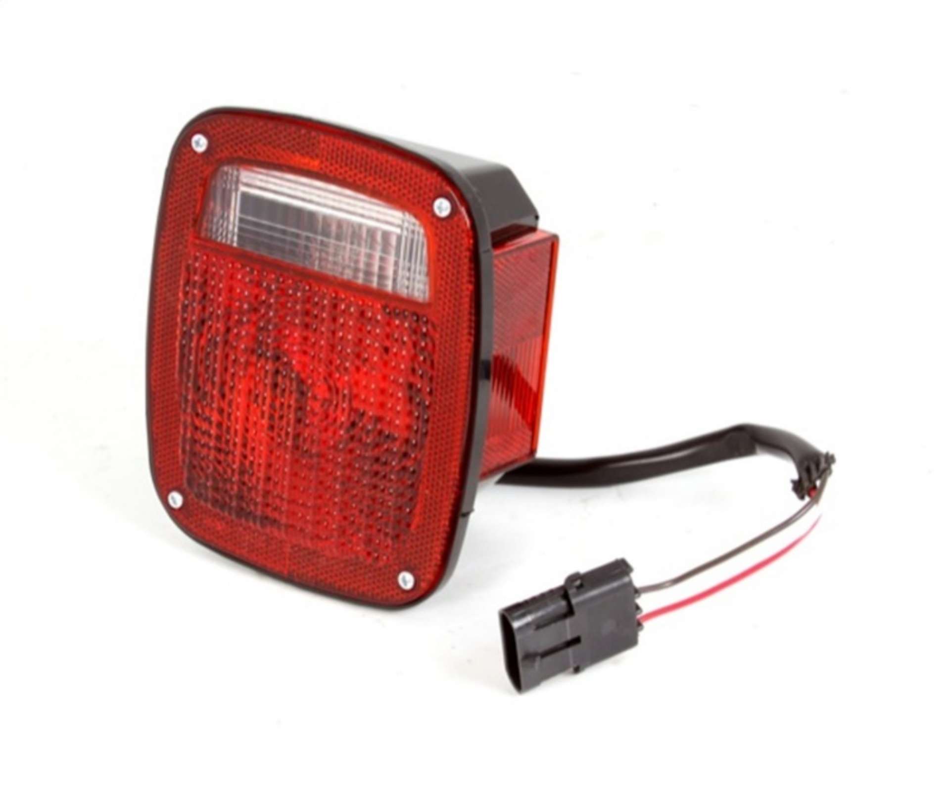 Picture of Omix Tail Light Black Housing RH 87-90 Jeep Wrangler