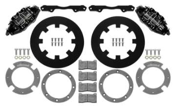 Picture of Wilwood 17-21 Can-Am X3RS Black 6-Piston Rear Kit 11-25in - Undrilled Rotors