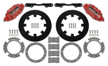 Picture of Wilwood 17-21 Can-Am X3RS Red 6-Piston Rear Kit 11-25in - Undrilled Rotors