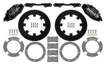 Picture of Wilwood 17-21 Can-Am X3RS Black 6-Piston Front Kit 11-25in - Undrilled Rotors