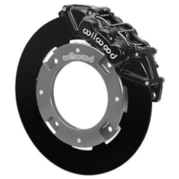 Picture of Wilwood 17-21 Can-Am X3RS Black 6-Piston Front Kit 11-25in - Undrilled Rotors