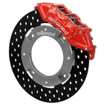 Picture of Wilwood 17-21 Can-Am X3RS Red 6-Piston Front Kit 11-25in - Drilled Rotors