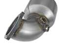 Picture of aFe Power Twisted Steel SS304 Downpipe 2-5in w-Cat 17-18 Hyundai Elantra L4-1-6L t