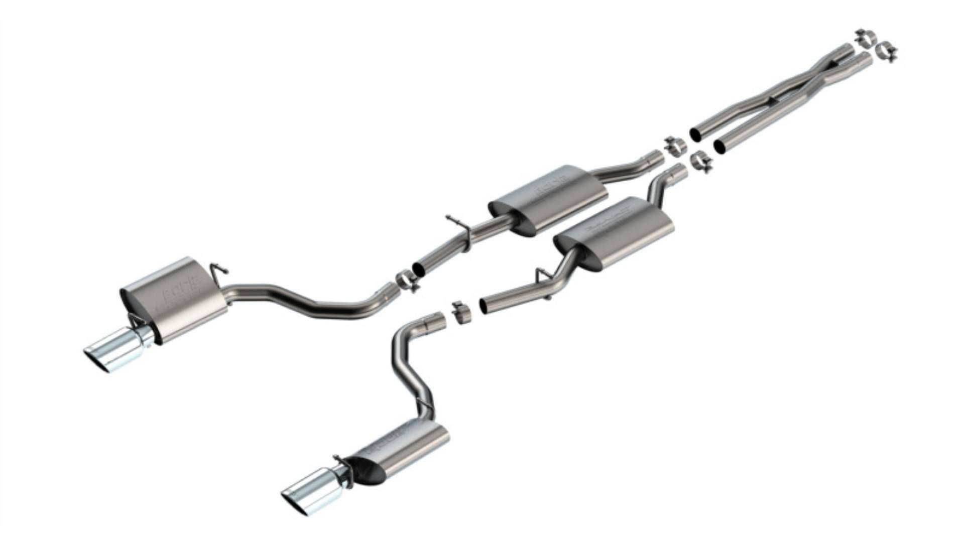 Picture of Borla 19-23 Dodge Charger GT 3-6L V6 RWD S-Type Catback Exhaust - Polished Tips