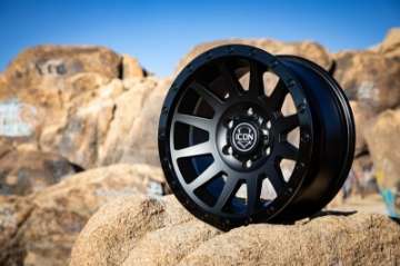 Picture of ICON Compression 17x8-5 5x150 25mm Offset 5-75in BS 110-1mm Bore Double Black Wheel