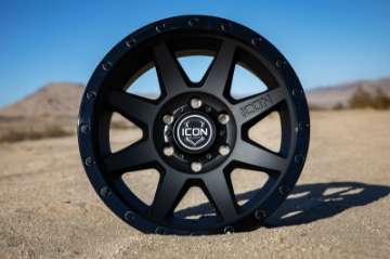 Picture of ICON Rebound 17x8-5 5x5 -6mm Offset 4-5in BS 71-5mm Bore Double Black Wheel