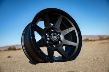 Picture of ICON Rebound 18x9 5x150 25mm Offset 6in BS 110-1mm Bore Double Black Wheel