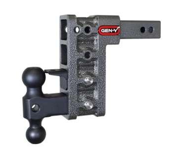 Picture of Gen-Y Mega Duty 2in Shank 7-5in Drop 1-5K TW 10K Hitch w-GH-031 Dual-Ball-GH-032 Pintle Lock