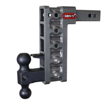 Picture of Gen-Y Mega Duty 2in Shank 10in Drop 1-5K TW 10K Hitch w-GH-031 Dual-Ball-GH-032 Pintle Lock