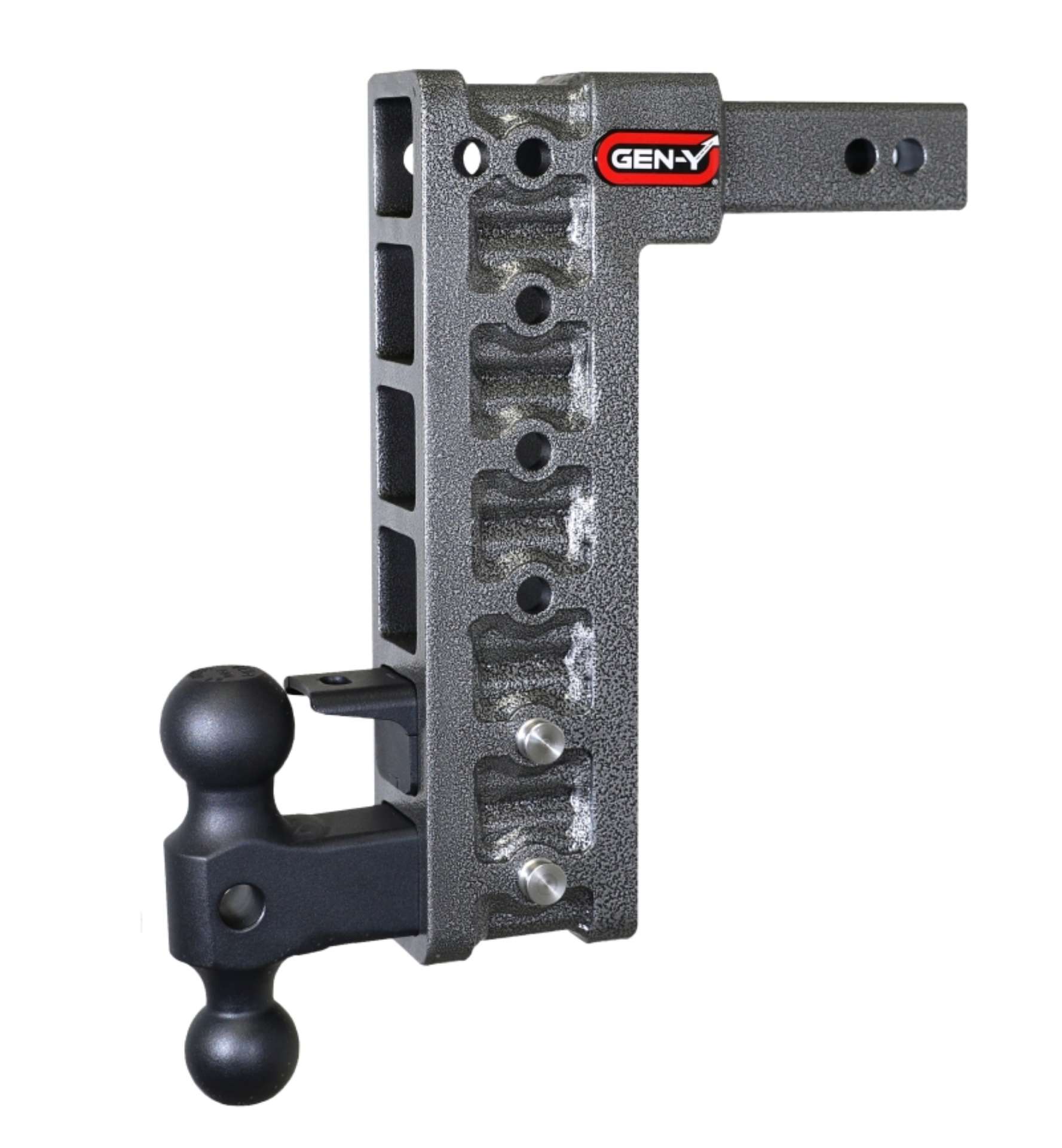 Picture of Gen-Y Mega Duty 2in Shank 12-5in Drop 10K Hitch w-GH-031 Dual-Ball-GH-032 Pintle Lock