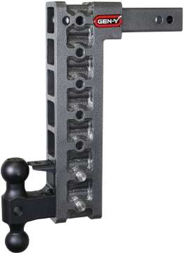 Picture of Gen-Y Mega Duty 2in Shank 15in Drop 16K Hitch w-Dual-Ball-Pintle Lock-Stabilizer Kit