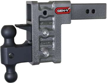 Picture of Gen-Y Mega Duty 2-5in Shank 6in Drop 3K TW 21K Hitch w-GH-061 Dual-Ball-GH-062 Pintle Lock