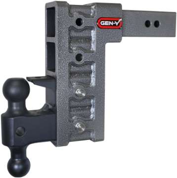 Picture of Gen-Y Mega Duty 2-5in Shank 9in Drop 3K TW 21K Hitch w-GH-061 Dual-Ball-GH-062 Pintle Lock