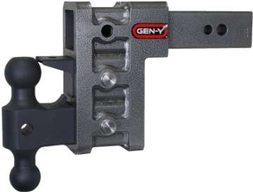 Picture of Gen-Y Mega Duty 2-5in Shank 6in Drop 3500lb TW 32K Hitch w-GH-0161 Dual-Ball-Pintle Lock