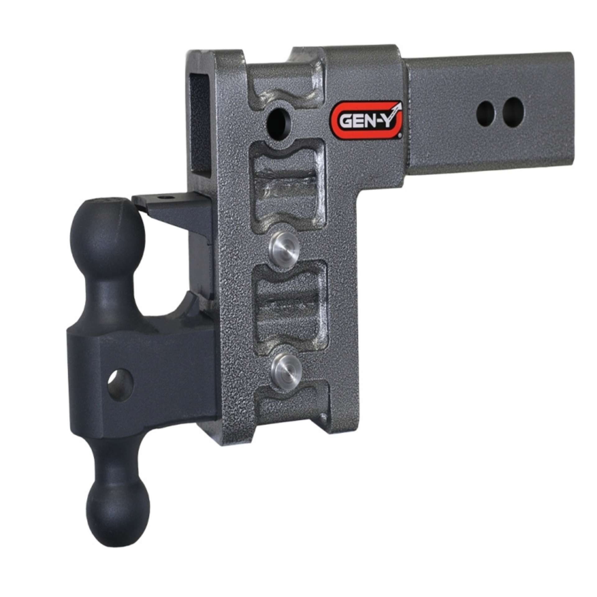 Picture of Gen-Y Mega Duty 3in Shank 6in Drop 3-5K TW 32K Hitch w-GH-0161 Dual-Ball-GH-0162 Pintle Lock