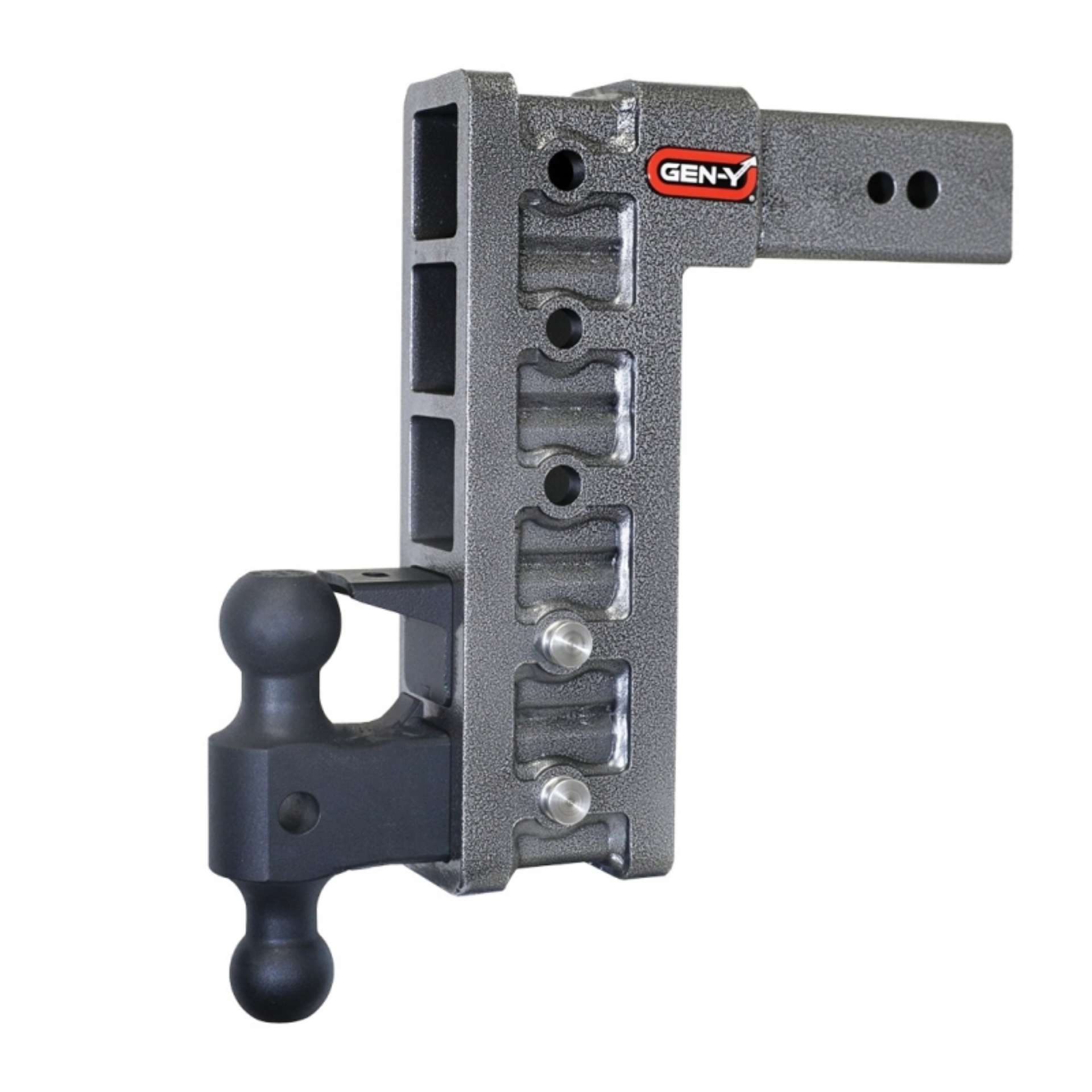 Picture of Gen-Y Mega Duty 3in Shank 12in Drop 3-5K TW 32K Hitch w-GH-0161 Dual-Ball-GH-0162 Pintle Lock