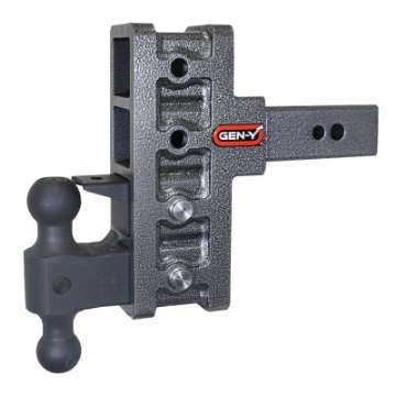 Picture of Gen-Y Mega Duty 2-5in Shank 6in Offset Drop 32K Hitch w-GH-0161 Dual-Ball-GH-0162 Pintle Lock