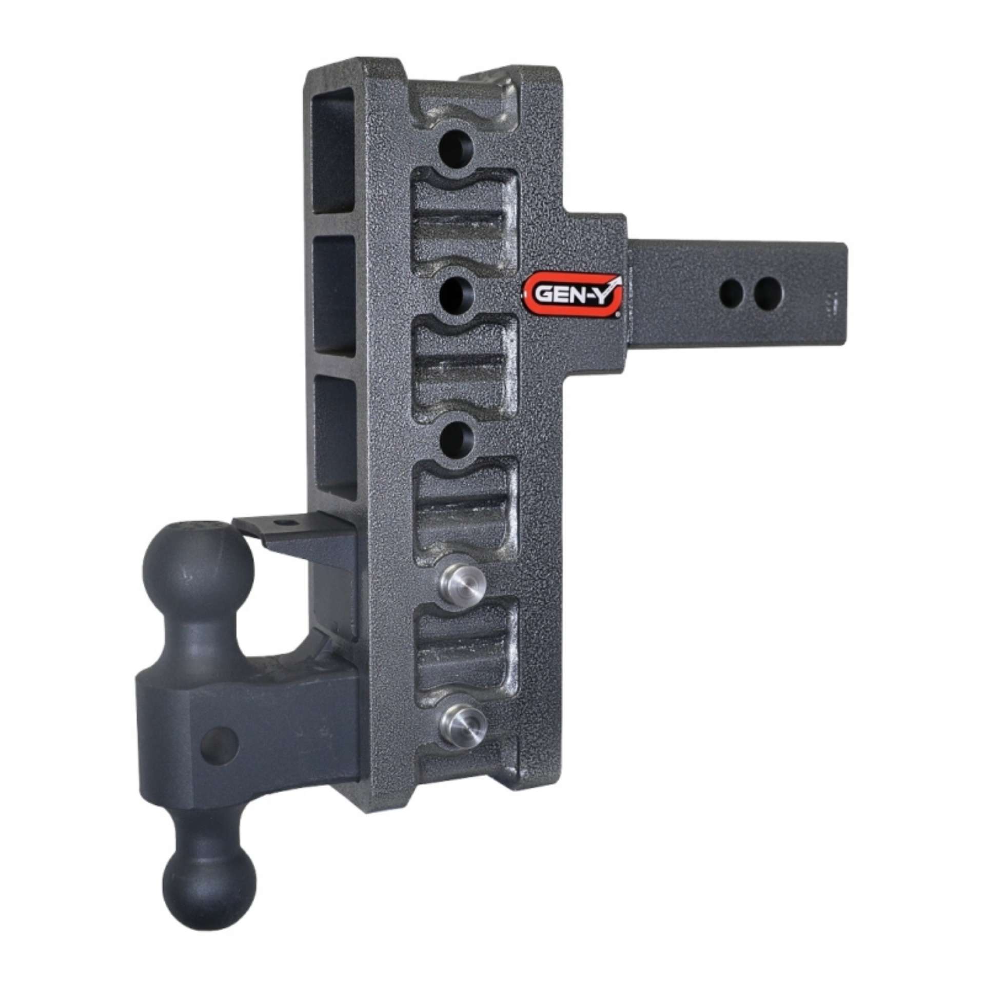 Picture of Gen-Y Mega Duty 2-5in Shank 9in Offset Drop 32K Hitch w-GH-0161 Dual-Ball-GH-0162 Pintle Lock