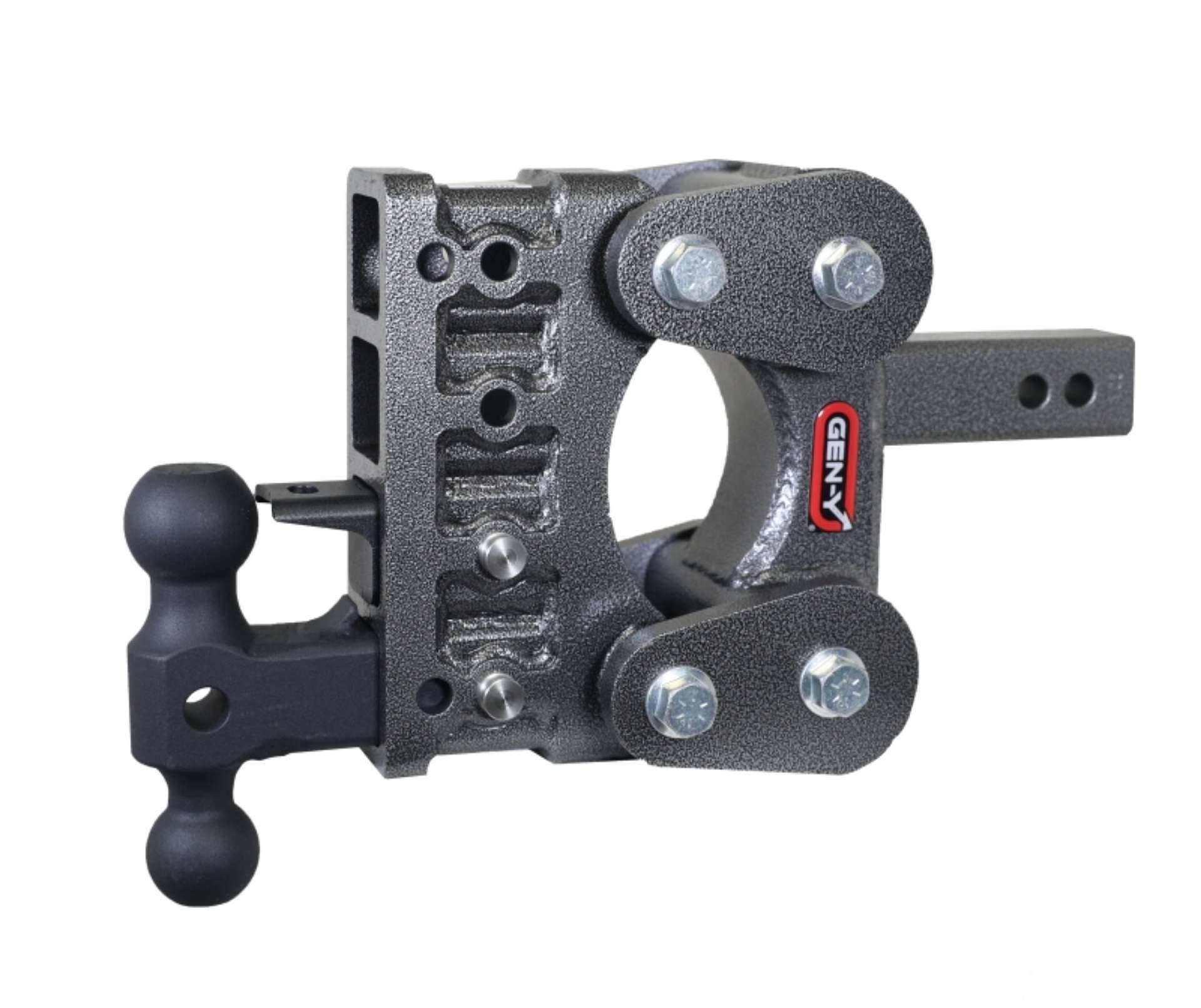 Picture of Gen-Y The Boss Torsion-Flex 2in Shank 5in Drop 16K Hitch w-GH-051 Dual-Ball-GH-032 Pintle Lock