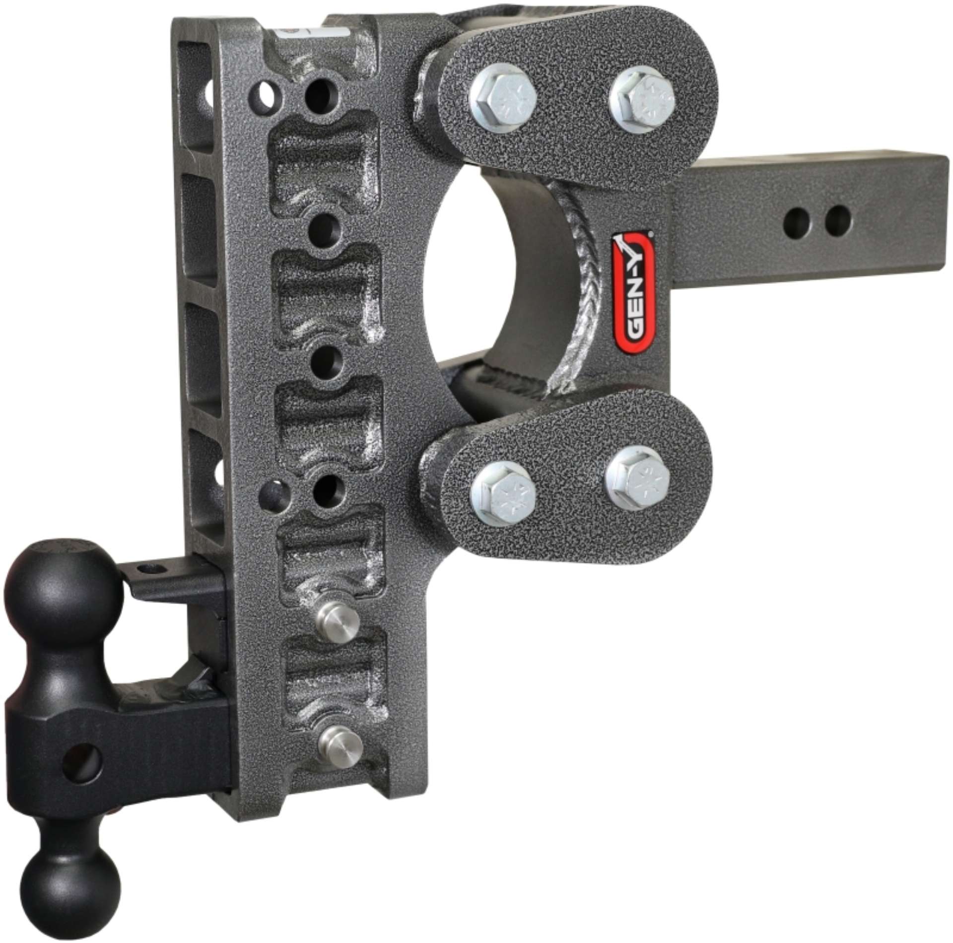 Picture of Gen-Y The Boss Torsion-Flex 2in Shank 10in Drop 16K Hitch w-GH-051 Dual-Ball-GH-032 Pintle Lock