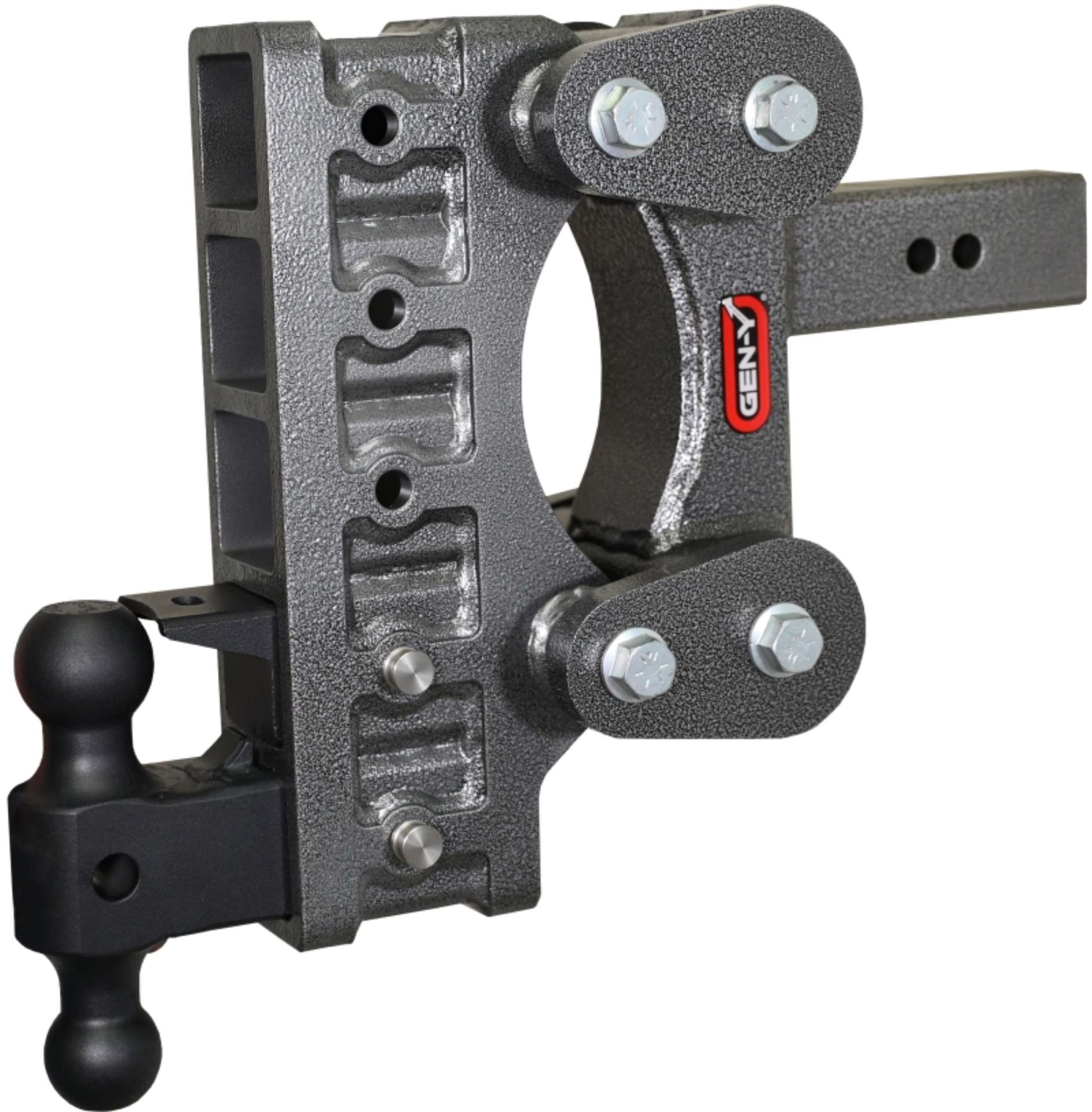 Picture of Gen-Y The Boss Torsion-Flex 2-5in Shank 9in Drop 21K Hitch w-GH-061 Dual-Ball-GH-062 Pintle Lock