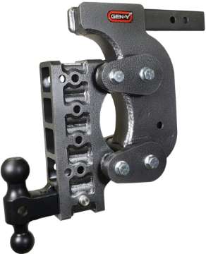 Picture of Gen-Y The Boss Torsion-Flex 2in Shank 15in Drop 16K Hitch w-GH-051 Dual-Ball-Stabilizer Kit