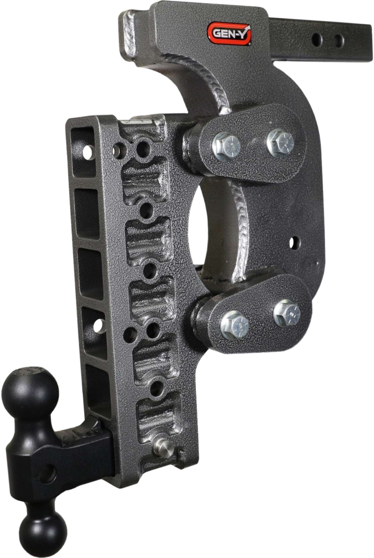 Picture of Gen-Y The Boss Torsion-Flex 2in Shank 17-5in Drop 16K Hitch w-GH-051 Dual-Ball-Stabilizer Kit