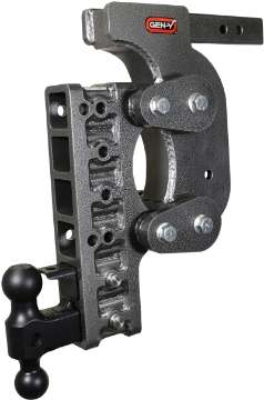 Picture of Gen-Y The Boss Torsion-Flex 2in Shank 17-5in Drop 16K Hitch w-GH-051 Dual-Ball-Pintle Lock-Stab Kit