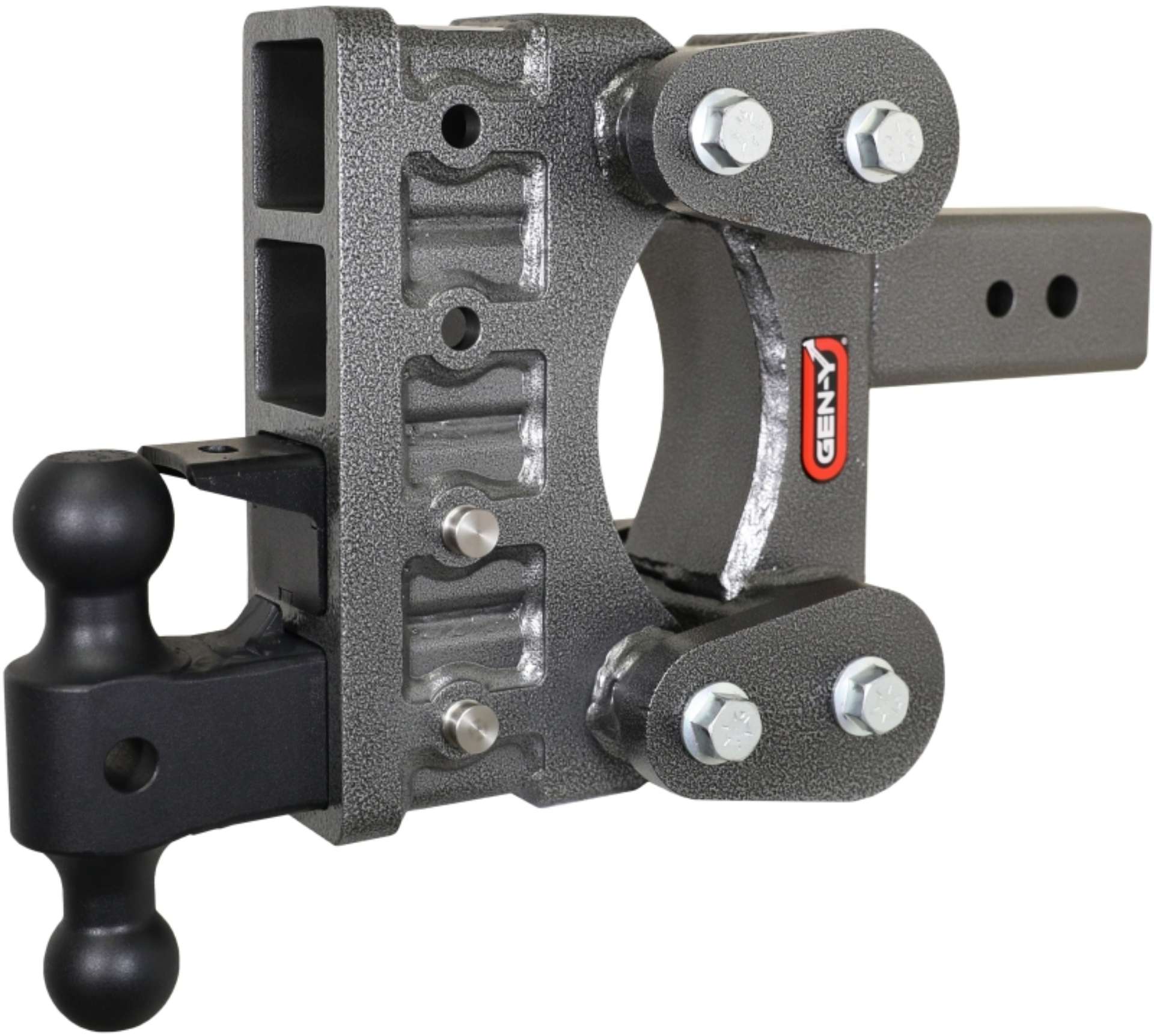 Picture of Gen-Y The Boss Torsion-Flex 3in Shank 6in Drop 21K Hitch w-GH-061 Dual-Ball-GH-062 Pintle Lock