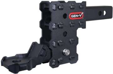 Picture of Gen-Y Phantom-X 2in Hollow Shank 4-5in Drop 700lb TW 7K Hitch w-GH-13051X Platinum Ball Mount