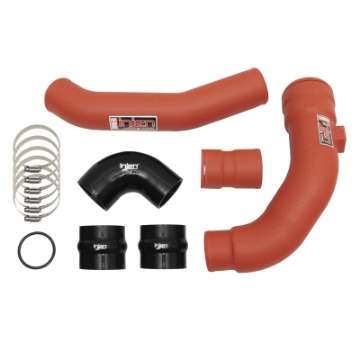 Picture of Injen 17-22 Ford F250-F-350-F-450-F-550 V8-6-7L Turbo Diesel Wrinkle Red Intercooler Piping Kit