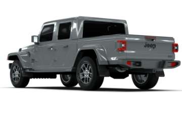 Picture of Rally Armor 19-24 Jeep JT Gladiator Mojave-Rubicon Black Mud Flap w-Grey Logo