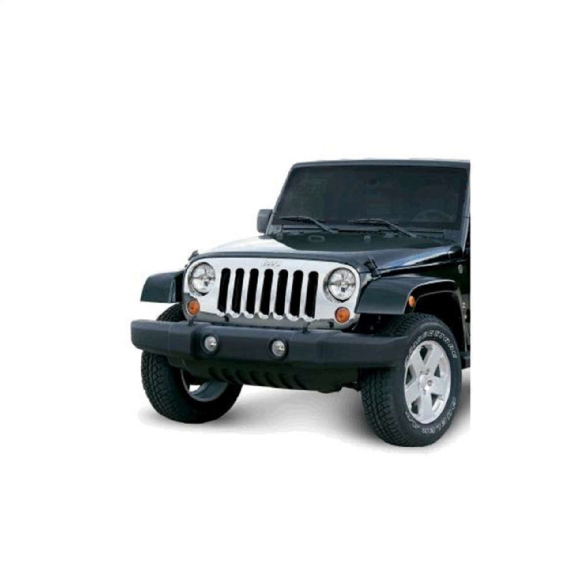 Picture of Omix Chrome Grille Overlay 07-18 Jeep Wrangler JK