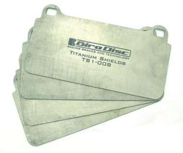 Picture of GiroDisc StopTech ST40 Caliper Titanium Pad Shields