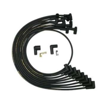 Picture of Moroso Chevrolet Small Block HEI Over V-C Unsleeved 90 Degree Mag Tune Ignition Wire Set - Black