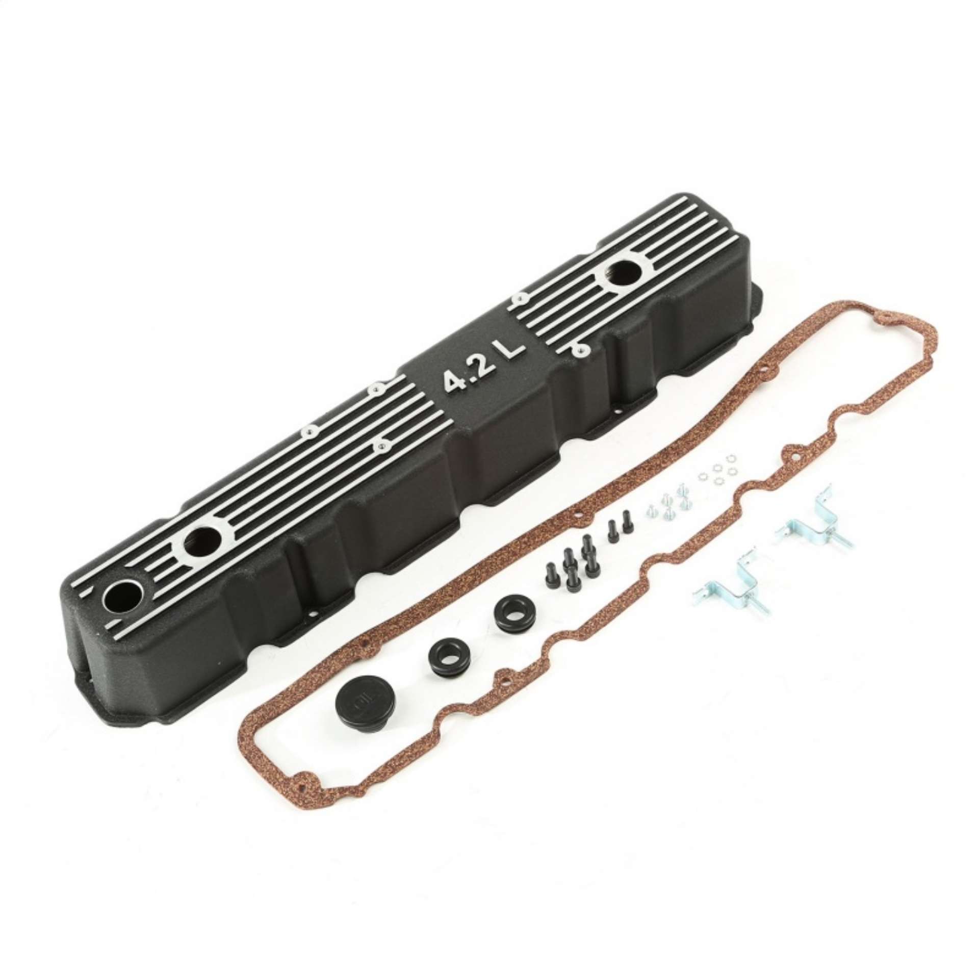 Picture of Omix Black Aluminum Valve Cover Kit 4-2L 81-86 CJ