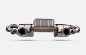 Picture of Akrapovic 2022+ Porsche 718 Cayman GT4 RS Slip-On Race Line Titanium