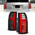 Picture of ANZO 15-20 Chevrolet Tahoe Sequential LED Tube Taillights Black