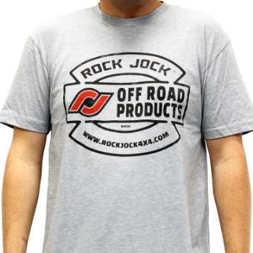 Picture of RockJock T-Shirt w- Vintage Logo Gray Youth Small Print on the Front