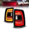 Picture of ANZO 09-18 Dodge Ram 1500 Sequential LED Taillights Black w-Switchback Amber Signal