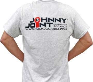 Picture of RockJock T-Shirt w- Johnny Joint Logos Front and Back Gray XXXL