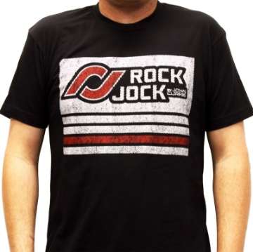 Picture of RockJock T-Shirt w- Distressed Logo Black Youth XS Print on the Front