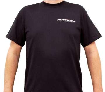 Picture of RockJock T-Shirt w- Antirock Logos Front and Back Black Small