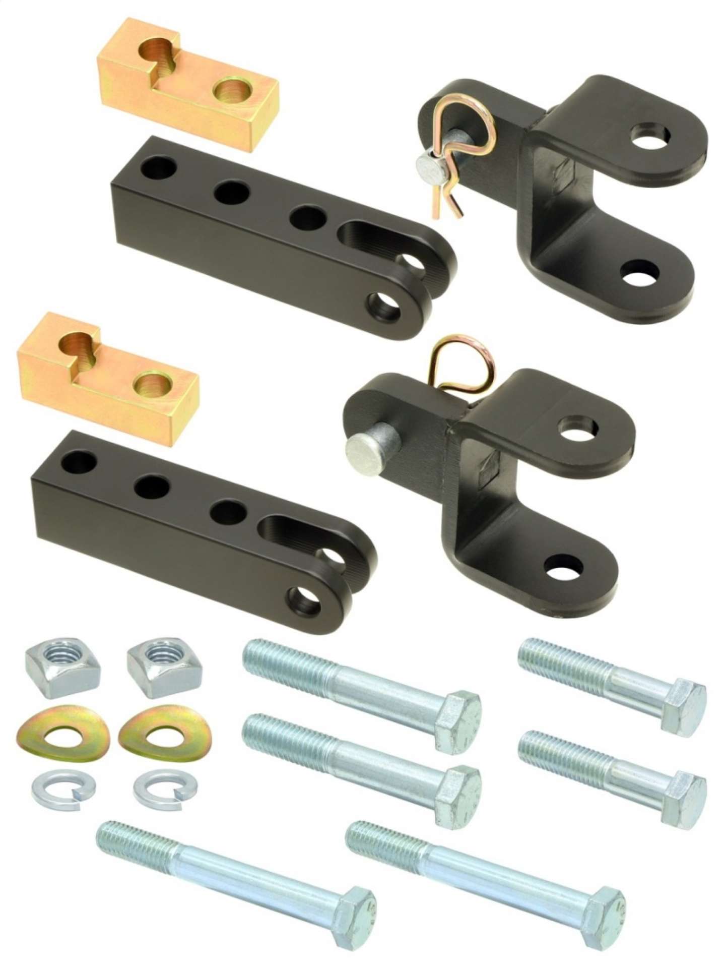 Picture of RockJock TL-LJ Tow Bar Mounting Kit Front Bolt-On w- Mounting Hardware Fits OEM & Most Bumpers