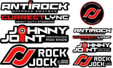 Picture of RockJock Sticker Pack Black Background